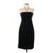 Old Navy Casual Dress - Midi: Black Solid Dresses - Women's Size 8