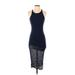 Sparkle & Fade Casual Dress - Bodycon: Blue Dresses - Women's Size Small