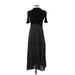 Zara Casual Dress - Midi: Black Polka Dots Dresses - Women's Size Small