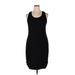 Mossimo Casual Dress - Sheath: Black Solid Dresses - Women's Size X-Large