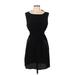 Speed Control Cocktail Dress - High/Low: Black Solid Dresses - Women's Size Large