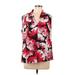 Nine West Sleeveless Blouse: Red Floral Tops - Women's Size Large