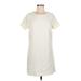 Lulus Casual Dress - A-Line: Ivory Solid Dresses - Women's Size Medium