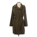 Avec Les Filles Trenchcoat: Green Jackets & Outerwear - Women's Size Large