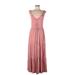 Rolla Coster Casual Dress - Maxi: Pink Dresses - Women's Size Large