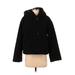 Club Monaco Fleece Jacket: Black Jackets & Outerwear - Women's Size Small