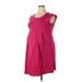 Angel Maternity Casual Dress: Burgundy Dresses - Women's Size 2X-Large