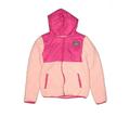 Eddie Bauer Fleece Jacket: Pink Color Block Jackets & Outerwear - Kids Girl's Size Medium