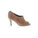 VANELi Heels: Tan Solid Shoes - Women's Size 8 1/2 - Peep Toe