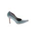 Steve Madden Heels: Blue Color Block Shoes - Women's Size 8 1/2