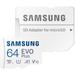 Samsung 64GB EVO Plus microSDXC Memory Card with SD Adapter MB-MC64SA/AM