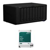 Synology 64TB DiskStation DS1821+ 8-Bay NAS Enclosure Kit with Synology NAS Drives ( DS1821+