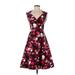 Kate Spade New York Cocktail Dress - Fit & Flare: Red Hearts Dresses - Women's Size 2