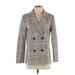 Allegra K Jacket: Brown Houndstooth Jackets & Outerwear - Women's Size Small