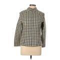 Jacket: Gray Checkered/Gingham Jackets & Outerwear - Women's Size Large