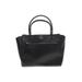 Kate Spade New York Leather Tote Bag: Pebbled Black Solid Bags