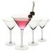 Set of 4 Martini Glasses 9 oz