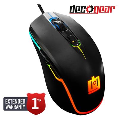 Deco Gear Wired Gaming Mouse with 1 Year Extended Warranty
