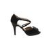 Bella Marie Heels: Black Shoes - Women's Size 8 1/2