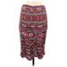 Jean Paul Gaultier Soleil Casual Midi Skirt Calf Length - Mid/Reg Rise: Red Bottoms - Women's Size Medium