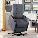 Power Lift Chair with Adjustable Massage Function, Recliner Chair, Power Lift Recliners, Stratolounger Recliners