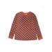 Hanna Andersson Long Sleeve T-Shirt: Orange Checkered/Gingham Tops - Kids Boy's Size 12