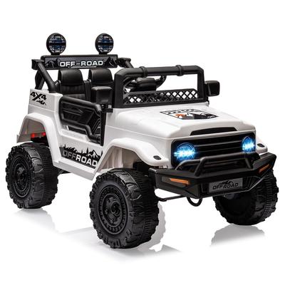 Kids Ride On Truck Car w/Parent Remote Control, 12V Power Wheel Electric Car for Kids