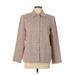 Alfred Dunner Jacket: Brown Houndstooth Jackets & Outerwear - Women's Size 10