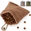 Poche de collation avec mousqueton pour animal de compagnie sac de taille soucieux sac