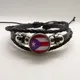 Love Puerto Rico Bracelet Handmade Puerto Rico Flag Charm Women Men Leather Bracelets & Bangles