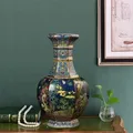 24CM Ceramic Vase Antique Collection Living Room Decoration Enamel Porcelain Home Furnishing