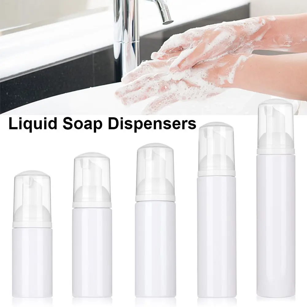 1 stücke 30/50/80ml kunststoff schaum pumpe flasche leeres gesicht wimpern kosmetische flasche reiniger seifensp ender schaum flasche Image