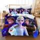 Ensemble de literie imprimé dessin animé Disney Frozen pour enfants housse de couette couette