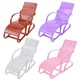 Dollhouse Furniture 1:6 Plastic Garden Bench Chair Doll Beach Chair Deckchair Dollhouse Decor Doll