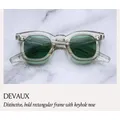 JMM DEVAUX Trend Square Top Quality Sunglasses Women Fashion Sunglasses Classical Acetate Handmade