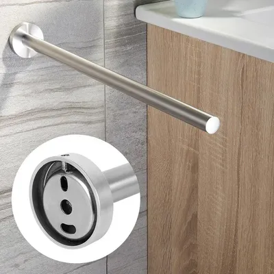 Towel Holder 40cm Stainless Steel Kitchen Bathroom Towel Holder for Towels Bar Rail Hanger Towel