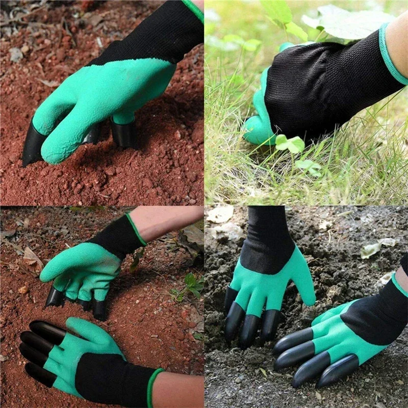 Garten Grab handschuhe Pflanzen Pake Cots Krallen für Garten blumen Unkraut Gemüse pflanzen Arbeits schutz Gartengeräte Image