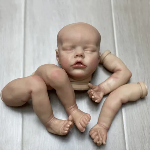 16 Zoll bemalte wieder geborene Puppen-Kits Zwillinge a und b hand gefertigte bebe Puppen teile