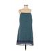 Maeve Casual Dress - Mini Square Sleeveless: Blue Dresses - Women's Size Medium