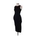 Old Navy - Maternity Casual Dress - Midi Crew Neck Sleeveless: Black Print Dresses - New - Women's Size X-Small