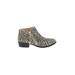 Dolce Vita Ankle Boots: Ivory Animal Print Shoes - Women's Size 9