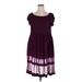 Lane Bryant Casual Dress - DropWaist: Purple Tie-dye Dresses - Women's Size 14 Plus