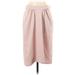 Express Casual Skirt: Pink Solid Bottoms - Women's Size Small