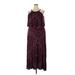 Torrid Casual Dress - Midi Halter Sleeveless: Purple Dresses - Women's Size 2X Plus