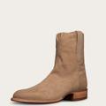 Tecovas Men's The Roy Zip Boots, Round Toe, 8" Shaft, Granite, Suede, 1.25" Heel, 11 D