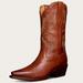Tecovas Women's The Sadie Cowgirl Boots, 11" Shaft, Rustic Brown, Bovine, 2" Heel, 6 B
