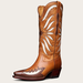 Tecovas Women's The Annie Cowgirl Boots, Snip Toe, 14" Shaft, Honey/Bone, Bovine, 2" Heel, 8 B