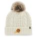 Women's '47 Cream Phoenix Suns Meeko Cuffed Knit Hat with Pom