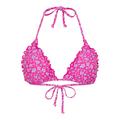 Chiemsee Gemustertes Triangel-Bikini-Top Damen pink, 36A