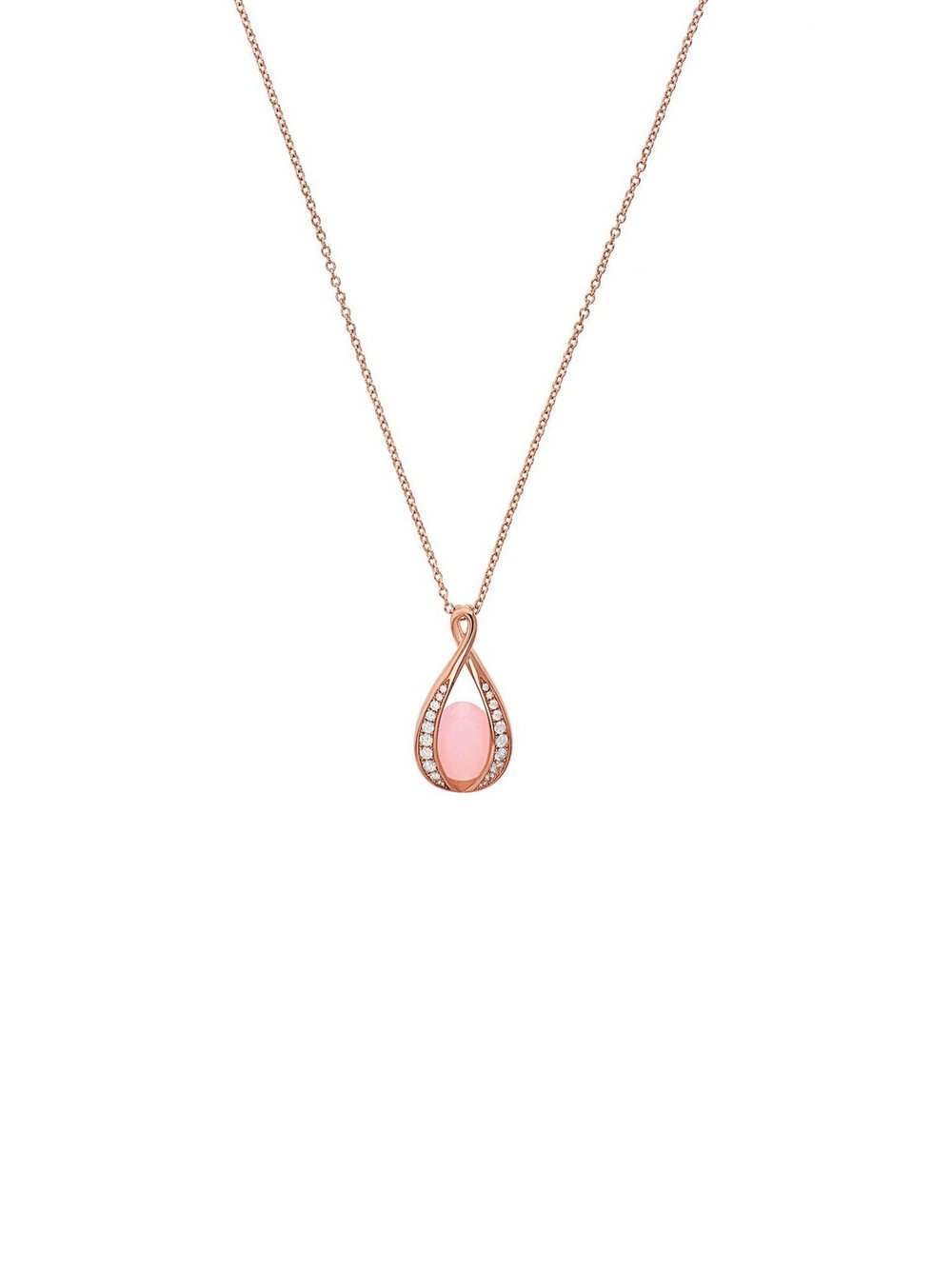 amor Kette mit Anhänger Damen rosa, 45 Image